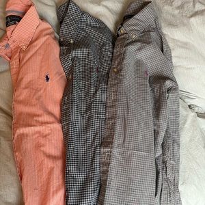 Polo Ralph Lauren button up 3 pack